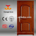 Modern Steel frame armored entry wood face door